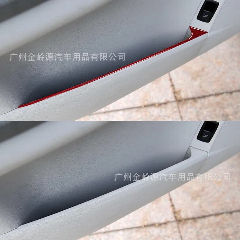 Suitable for 07-17 Mercedes-Benz R-Class car interior modification carbon fiber door storage room decorative stickers
