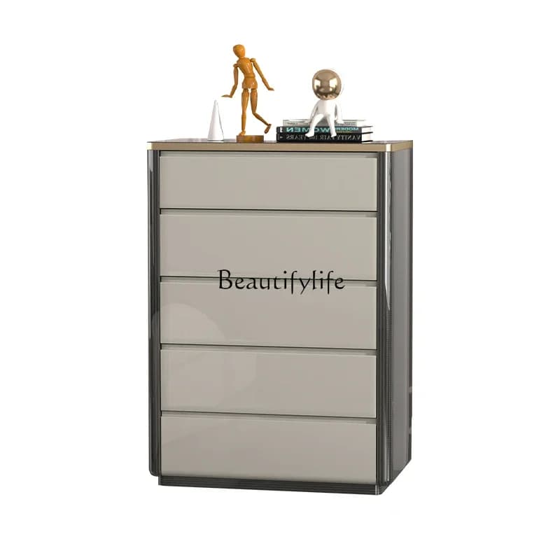 Italian light luxury storage chest of drawers simple modern bedside storage chest of drawers
