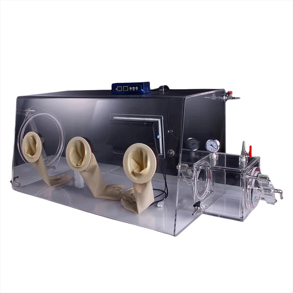 Customizable Transparent Acrylic Vacuum Operating Glove Box Small Isolated Laboratory Glove Storage Unit OEM Supported