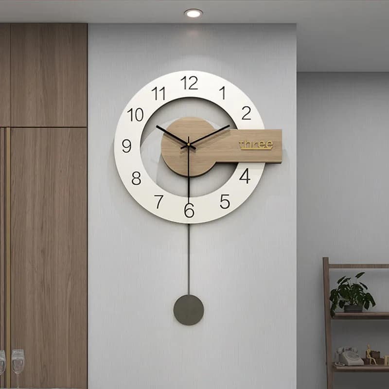Big Size Digital Wall Clocks Wooden Interior Bedrooms Wall Clocks Fashion Restaurant Orologio Da Parete Living Room Decoration