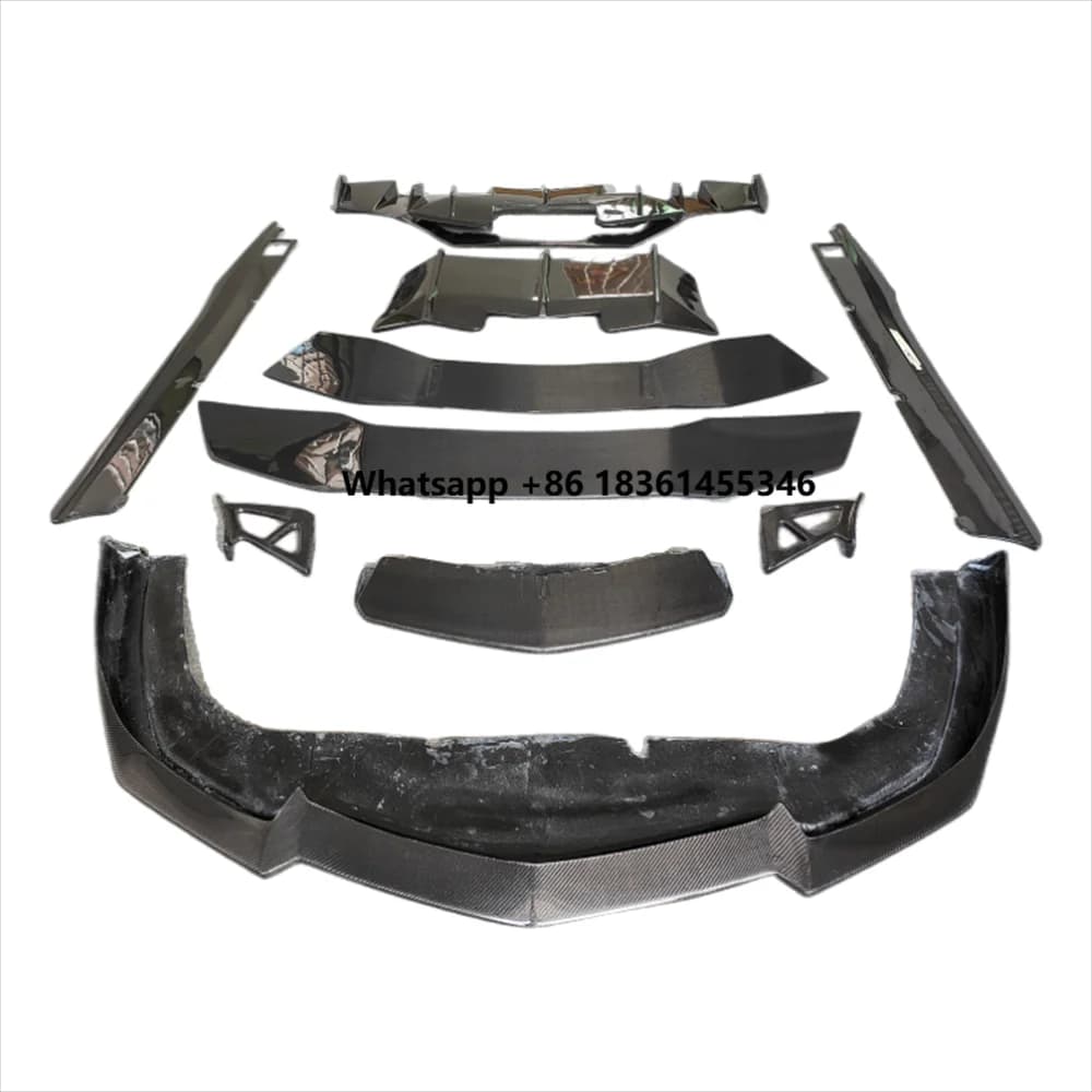 For LP700 Body Kit DMC Style High-quality Carbon Fiber Front Lip Rear Diffuser Side Skirt Rear Spoiler Body Kit