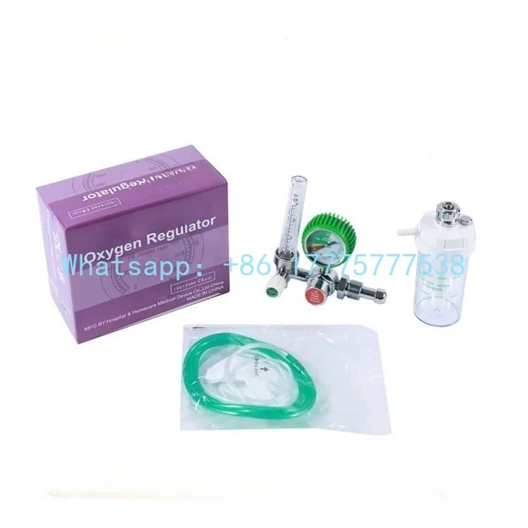 Several Sizes Oxygen Meter Regulators Fixed Oxygen Regulator with High Elasticity