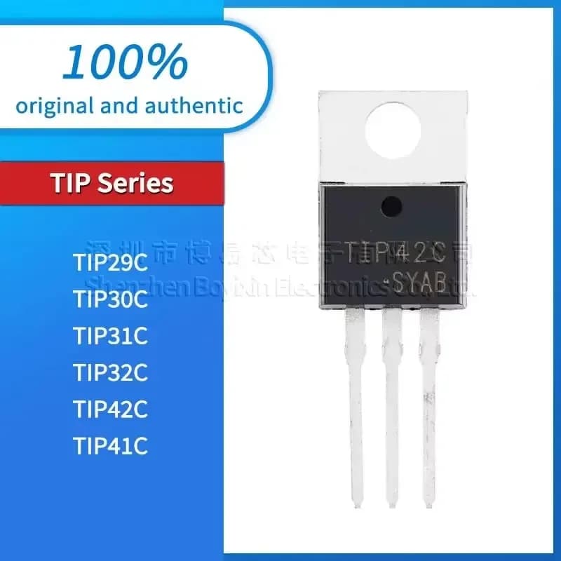 5 pieces/batch TIP41C TIP42C TIP32C TIP31C TIP30C TIP29C Black casing