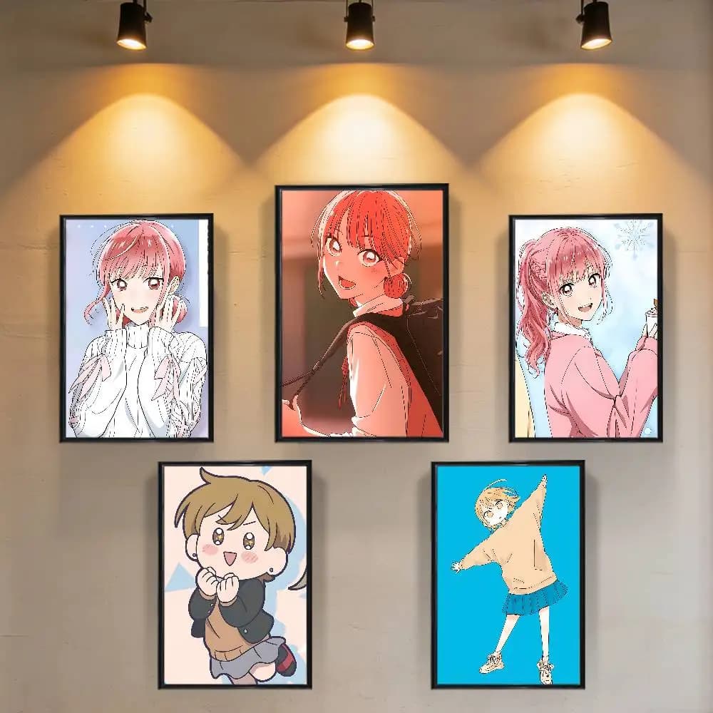 Haruto Yusa Ao no Hako Hina Chono High Quality Dorm Living Room Aesthetic Wall Decoration Painting Poster Stickers Gift