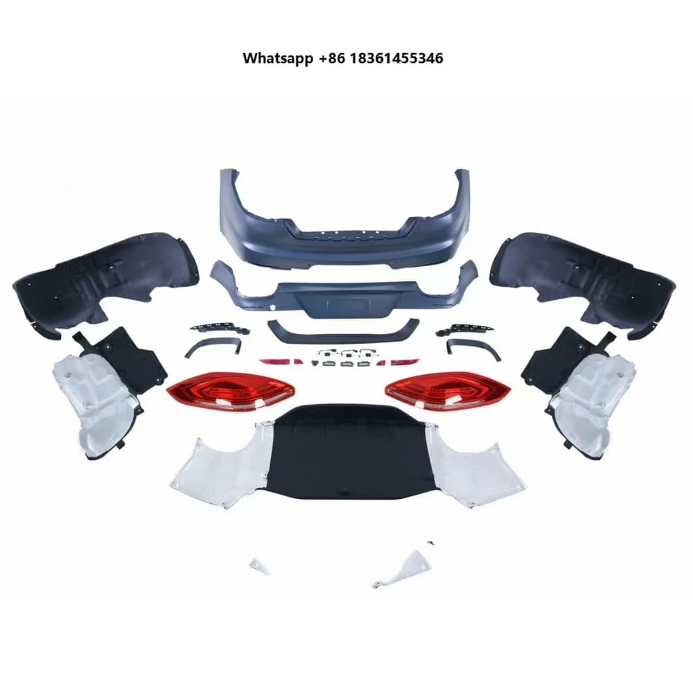 For Panamera 970.2 2014-2019 Modified Taillight rear lip inner eyebrow Car Rear Bumper Assembly