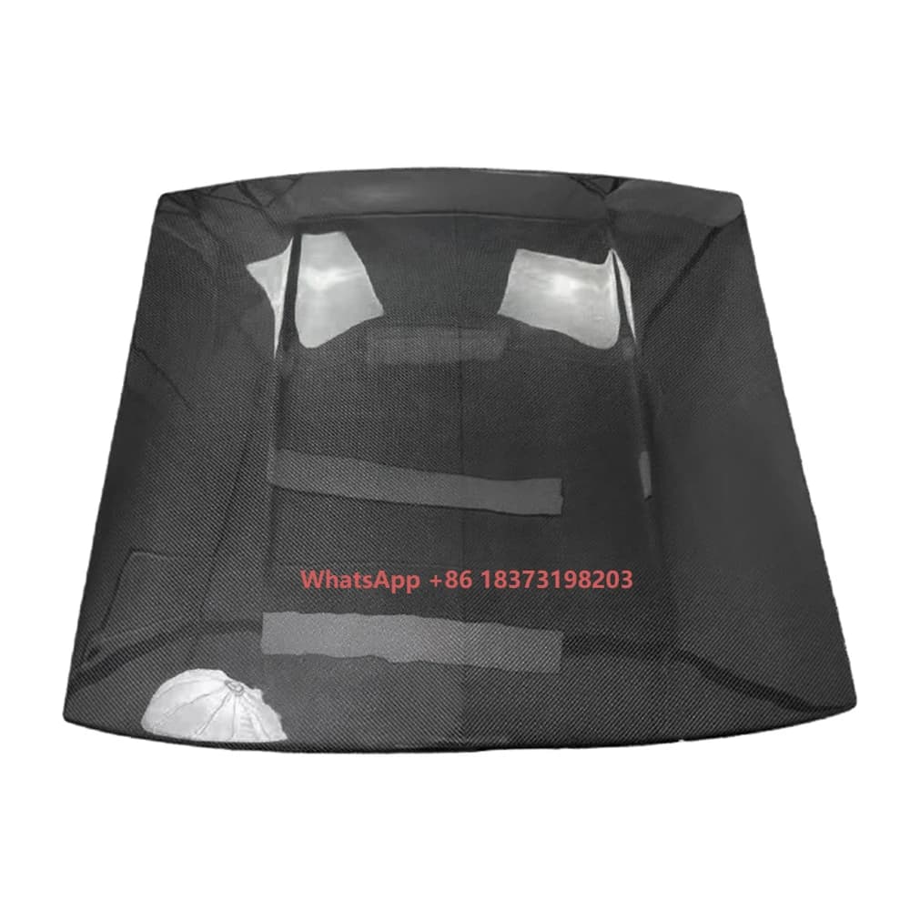 New Condition Carbon Fiber Top Roof Cover Decorative Trims Fit for Mustang 2015+
