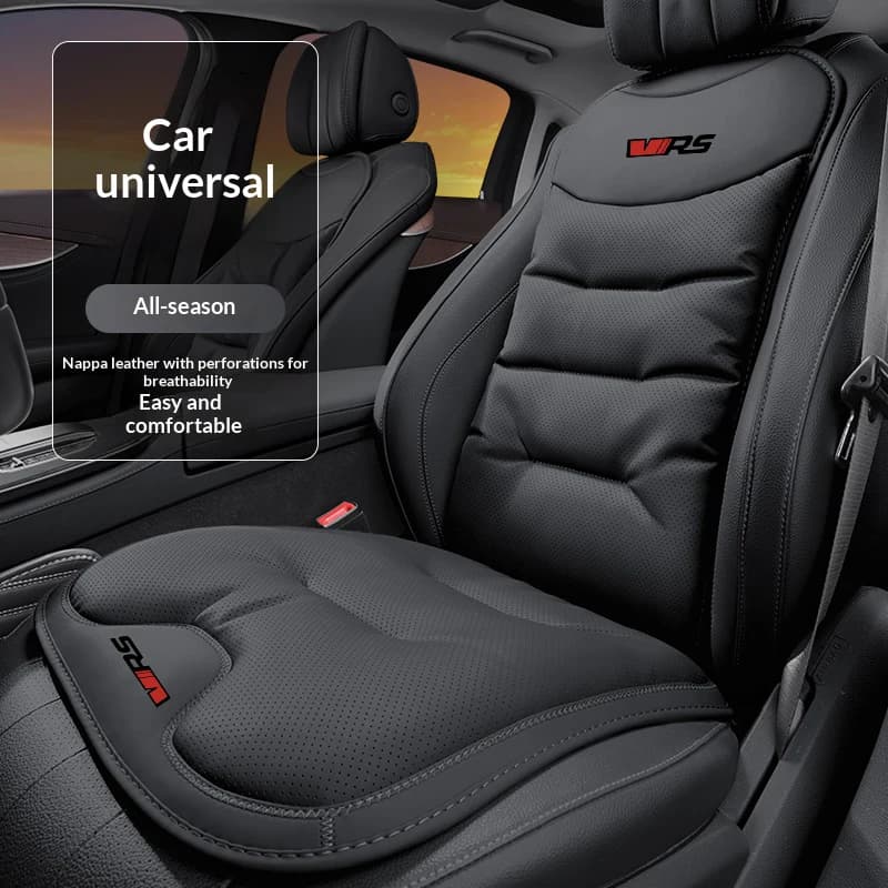 Car Seat Cushion Cover For Skoda VRS Octavia Fabia Rapid Superb Karoq Kodiaq Slavia Kamiq Breathable Leather Seat Protection Pad