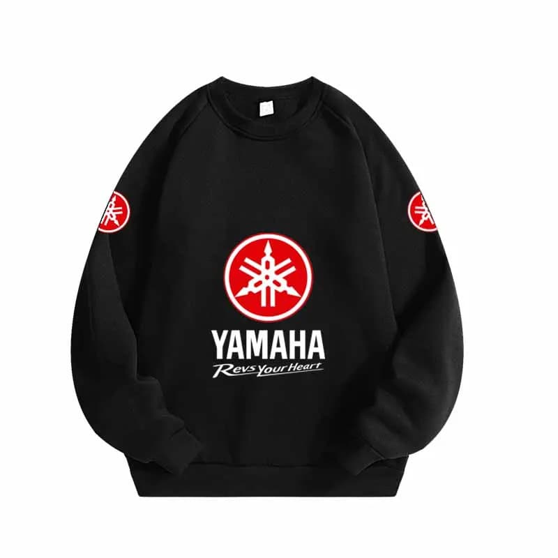2026YAMAHA logo Spring Autumn Fashion Men's and  Pullover Supernatural Loose Casual Style Sportswear Clothes O-Neck Sweatshirt