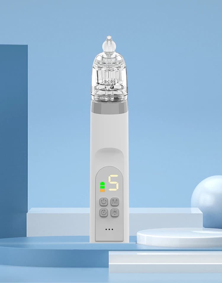 Electric Nose Cleaner Adjustable Suction, Silicone Nose Suction