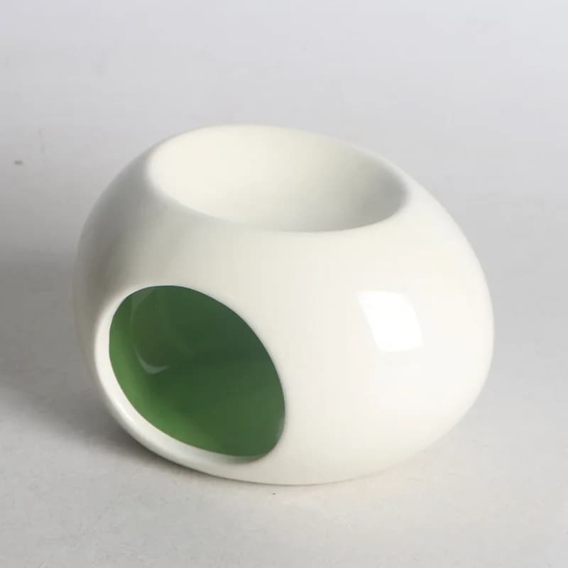Abstract style fragrance candle warmer, ceramic fragrance burner, home decor, ceramic SPA candle holder