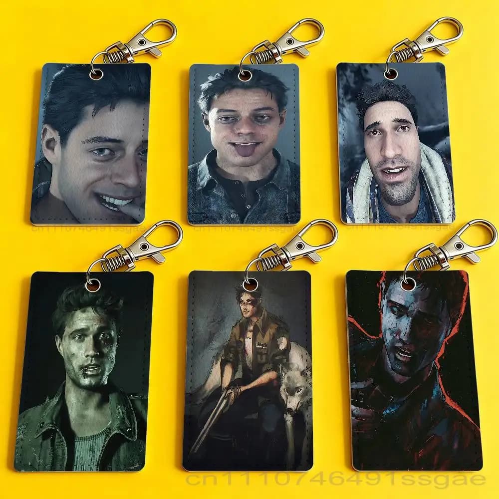 Mike Josh U-Until D-Dawn Badge Holder Keychain For Bank Business Work Card Holder Student Card Protective Case Bus Card