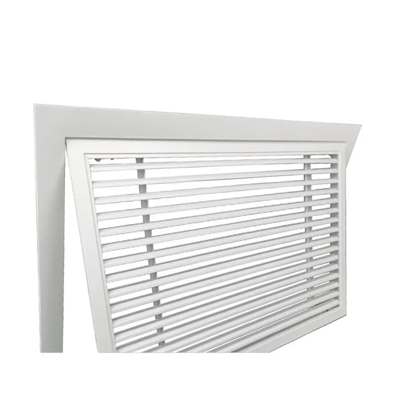 Modern design Aluminium door hinges blinds back trending with open inspection port intake 1