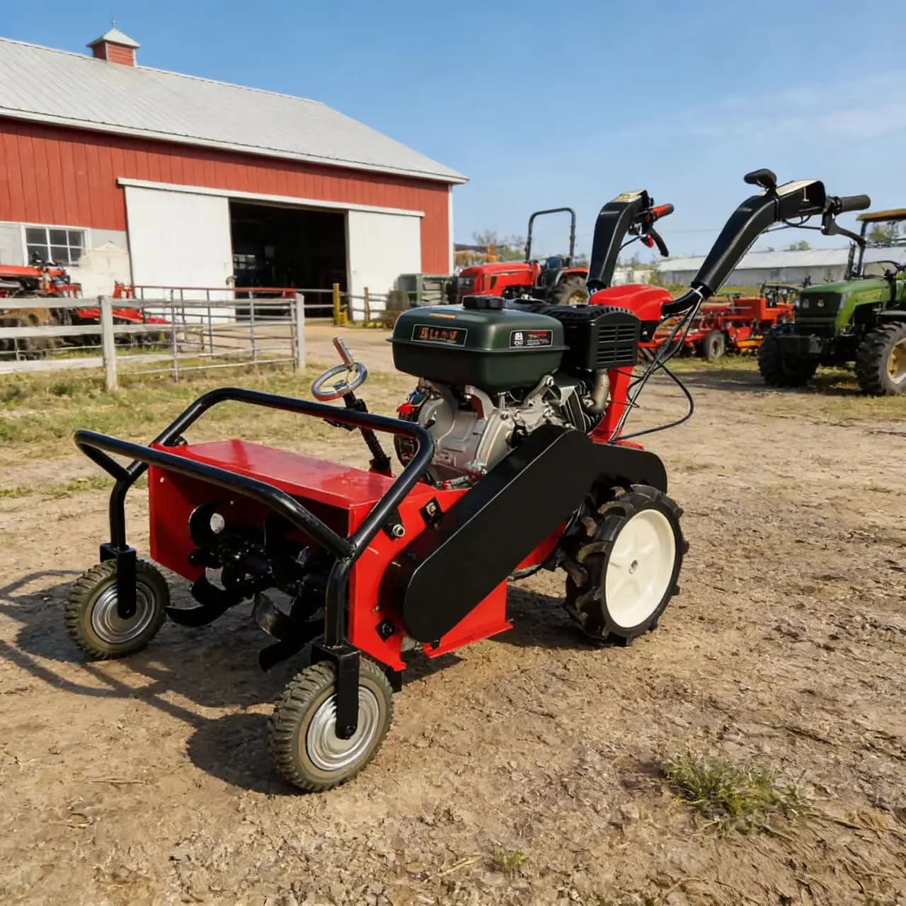 High Quality Agricultural Machinery Mini Multifunctional Power Tiller With Seeder Planter