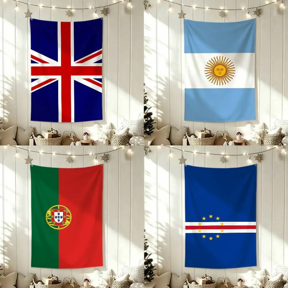Global World Countries Flags Flags Wall Hanging Tapestry Outdoor Garage Room Decorative flag Background Blanket