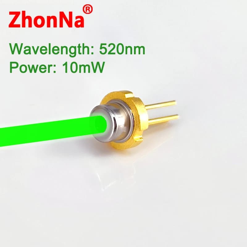 520nm 10  Laser Diode Module Green Number ZN-LDG-001 DIY Laser Sensor Light Emitting Tube LED Electronic Design