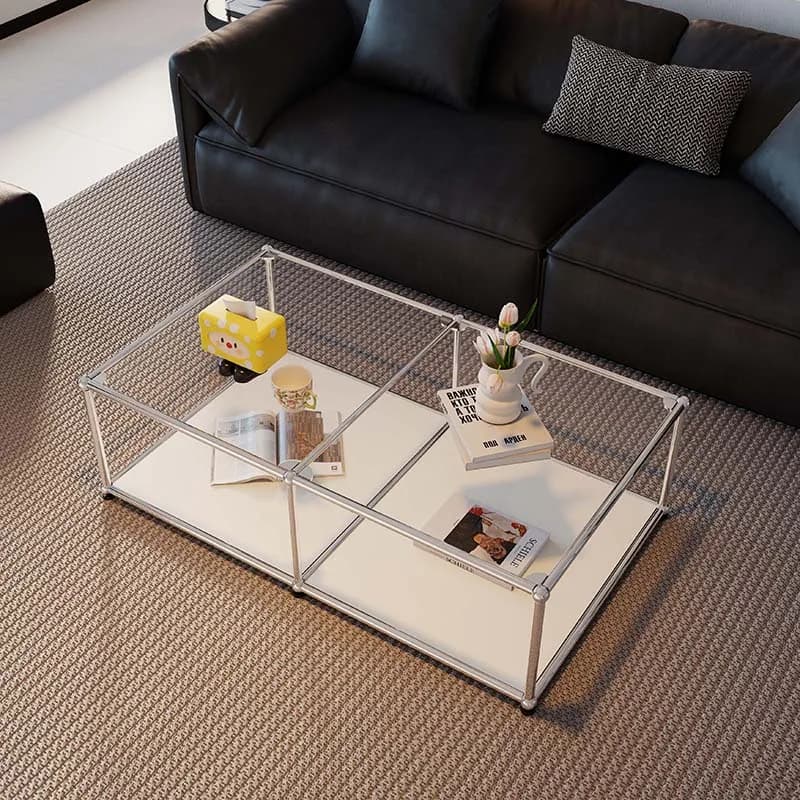 Modern Luxury Coffee Table Storage Nordic Decoration Living Room Coffee Table Center Aesthetic Mesa Auxiliar Trendy Furniture