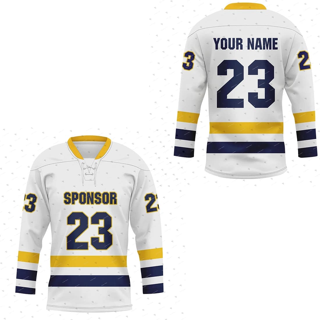 Custom Name Logo Graffiti Retro Vintage Hockey Jersey Lace Shirts Long Sleeves 3D Print Unisex Harajuku Casual Funny Pullover 4