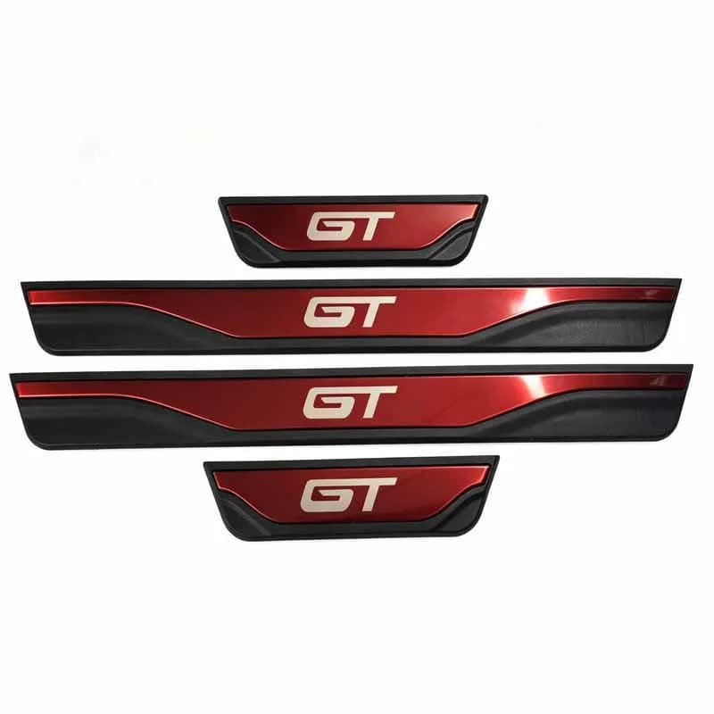For MG GT 2021 2022 2023 2024 2025 2026 2027 Car Door Sill Welcome Pedal Adhesive Threshold Protector Auto Sticker Plastic Cover