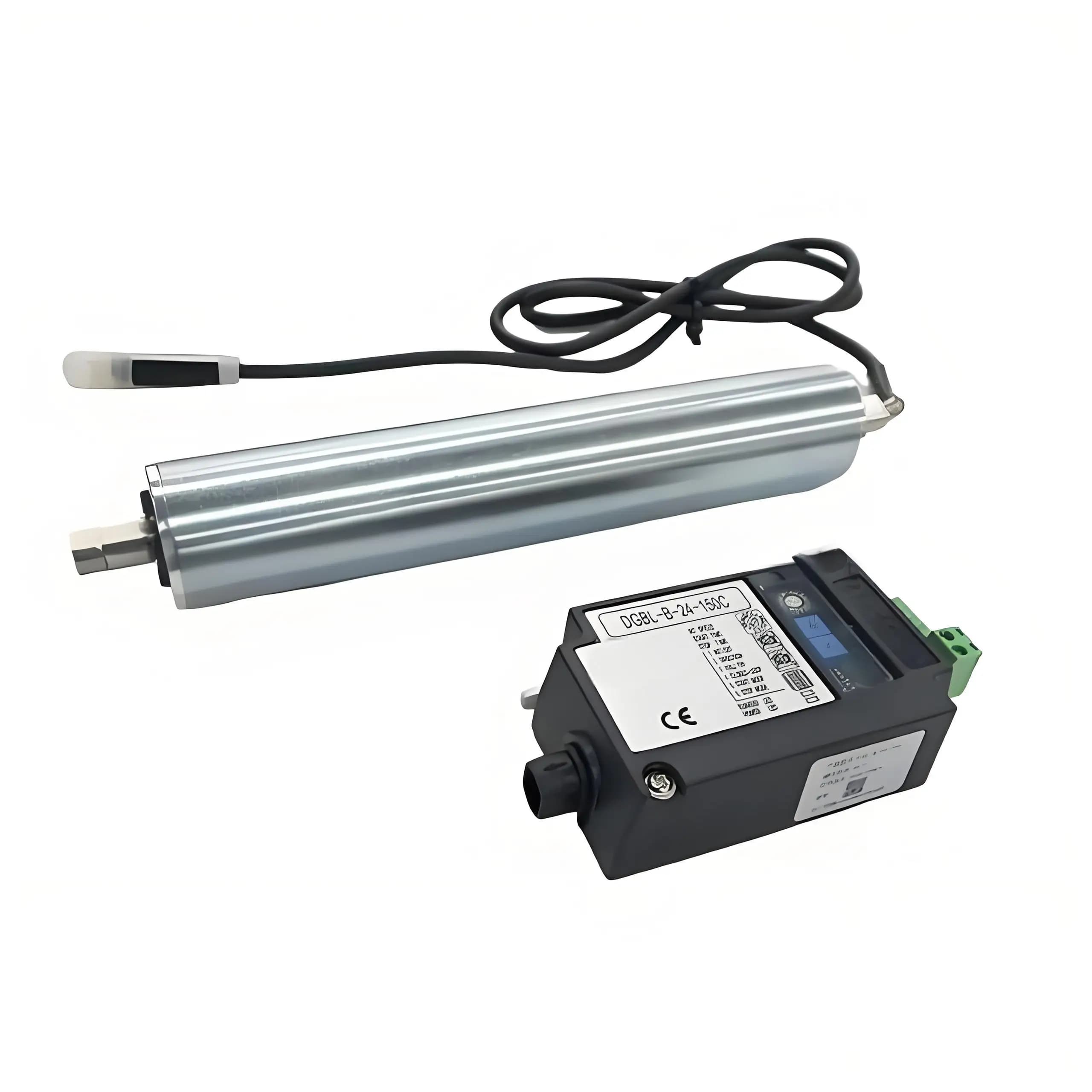 50mm 7W/14W 1PH220V PVC Roller Stable Operation Rubber Roller for Belt Conveyor and Conveying Device