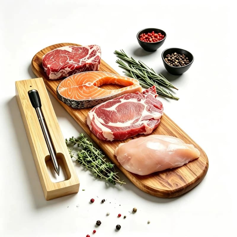 Digital smart wireless meat alarm, 500 feet long range