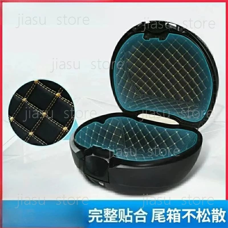 Motorcycle Rear Top Box Protective Mat Liner, Compatible with SHAD Cases 33 34 39 40 45, Trunk Cushion Pad