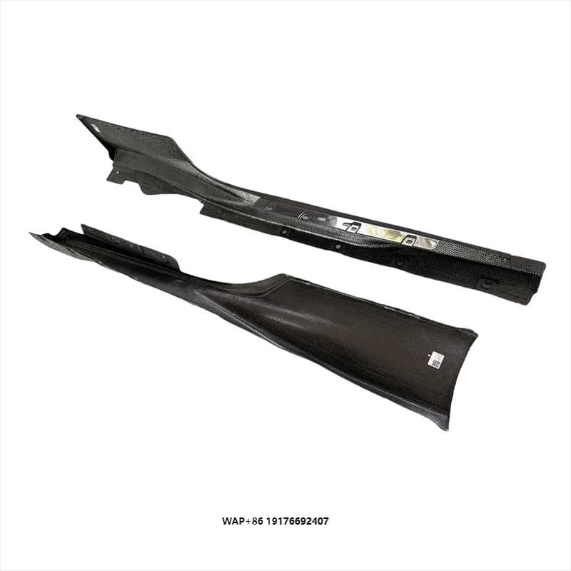 OEM Style F8 Carbon Fiber Side Skirt for F8 Carbon Fiber Side Spoiler forFerrari F8 Spoiler Body Kit