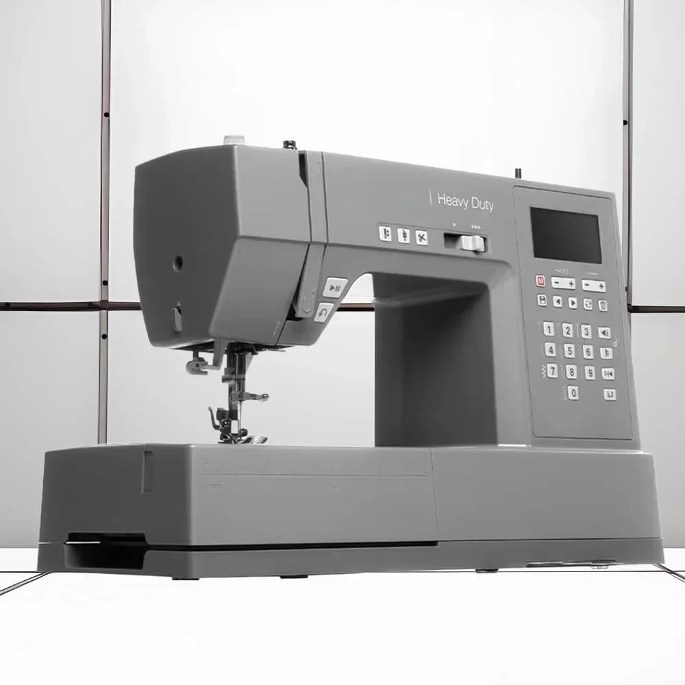 Automatic Thread Trimming And Hemming Sewing Machine Electric Double Needle Sewing Machine Fabric Clothes Sewing LCD