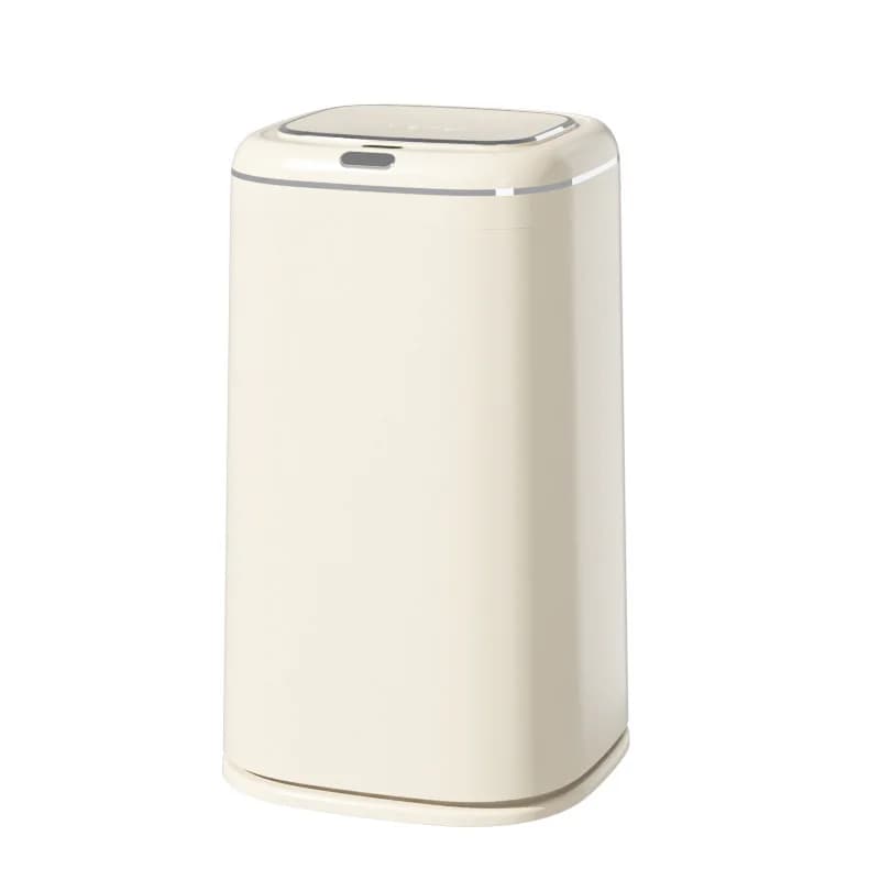 Smart trash can household light luxury hidden pressure ring 40L large capacity automatic induction trash can