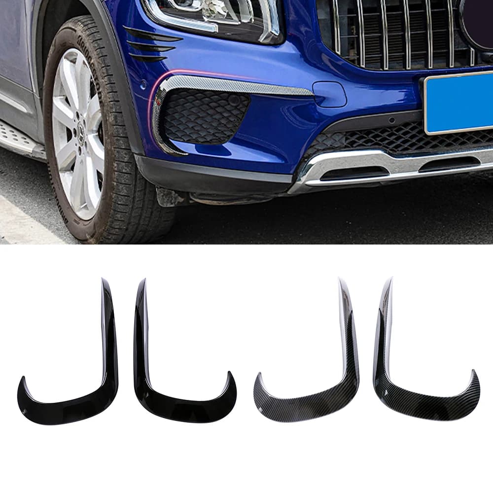 For Mercedes Benz GLB GLB220 GLB250 X247 2020-2023 Car Front Bumper Spoiler Fender Foglight Fog Lamp Grille Frame Cover Trim