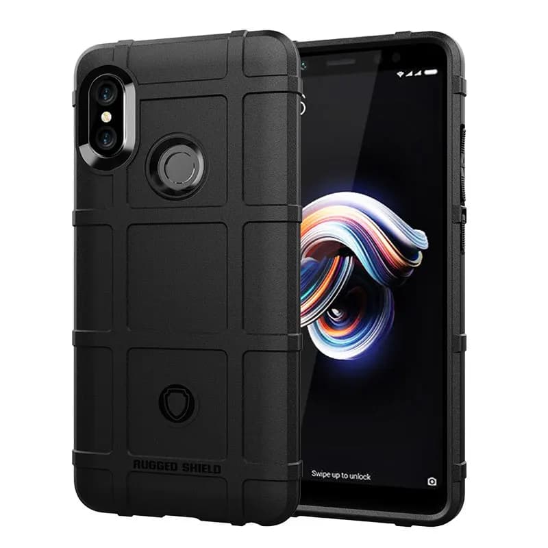 Shockproof Shield Case for Redmi Note 5 Pro Global Silicone Cases for Xiaomi Redmi Note5 Pro Armor Heavy Matte Soft Cover