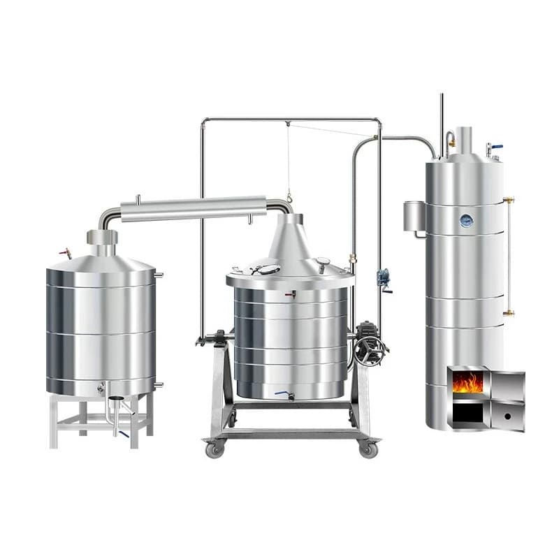 Stainless steel steamer, shochu brewing equipment, large traditional household, commercial liquor brewer