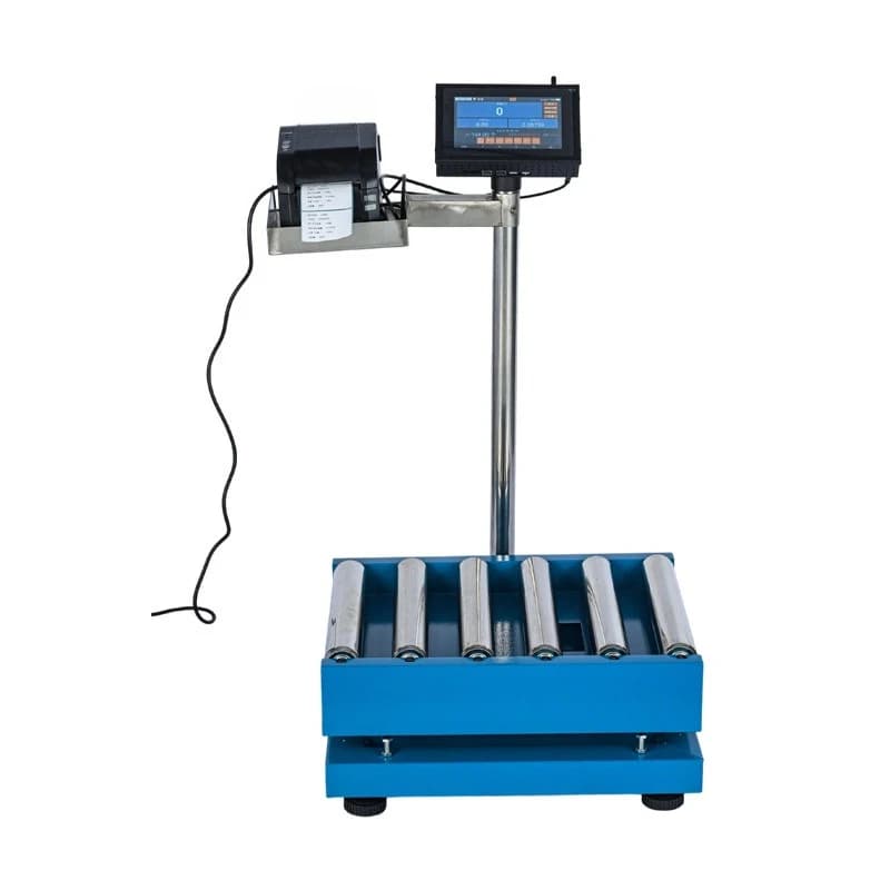Touch screen intelligent roller scale Unpowered roller electronic scale