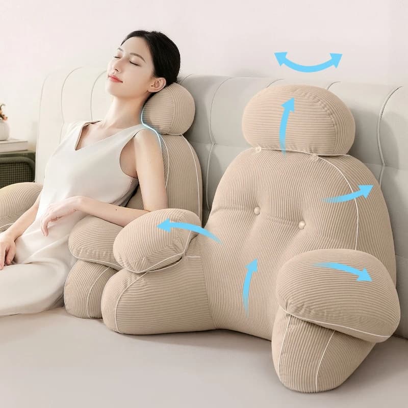 Bed pillow cushion reading and playing mobile phone pregnant women bedroom sofa waist neck special large backrest pad for the