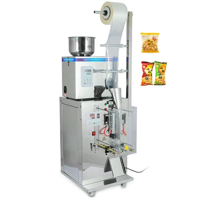 Fully Automatic Low-Cost Small Bag Packaging and Sealing Machine for Granules Powder Food-Paper Pouch