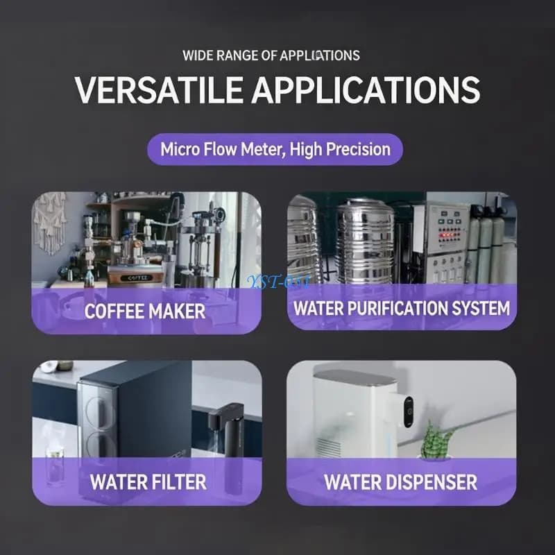 E15A Accurate Water Flows Measurement Sensors With Quick Design For Home Appliances