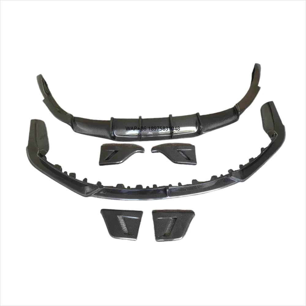 Hot Selling for 911 992 Body Kit High Quality Genuine Carbon Fiber Upgrade X-Style Front Lip and Rear Diffuser