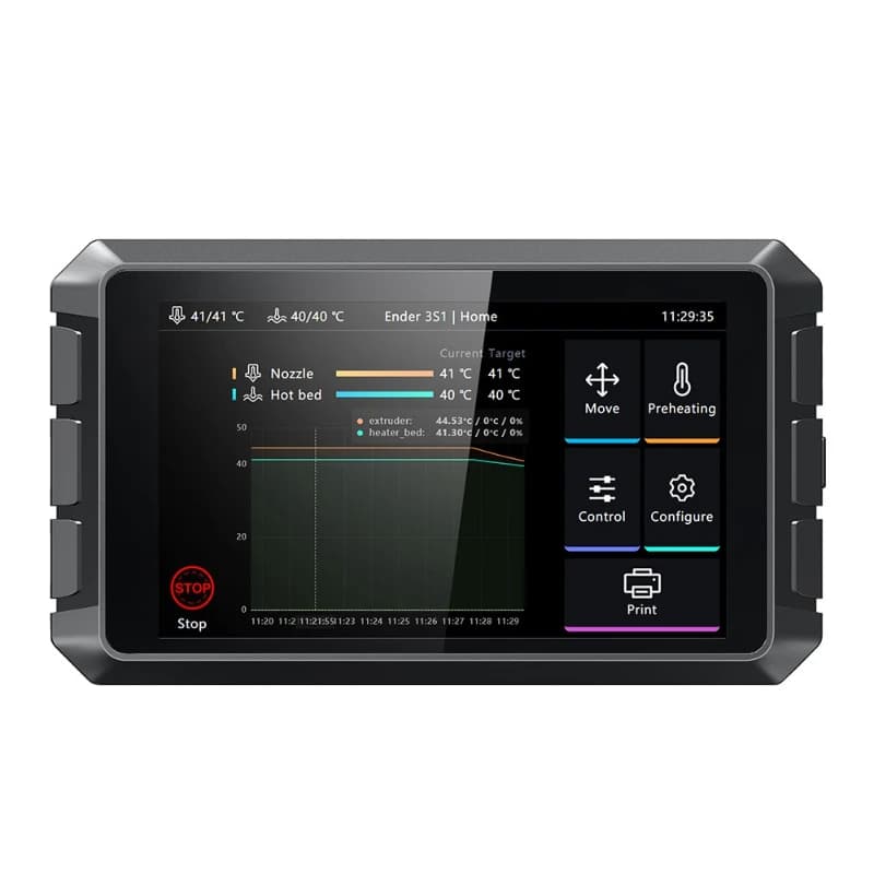 High-precision 3D printing intelligent control panel