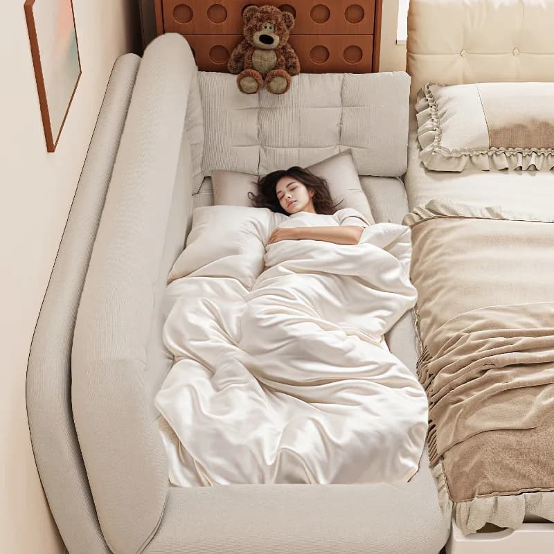 Sofa, reclining and sleeping living room double sofa, bedroom floor seat folding sofa bed