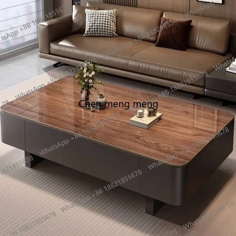 Quality White Coffee Tables Rectangular Style Modern Luxury Coffee Tables Center Decor Vintage Mesa De Centro Furniture Home