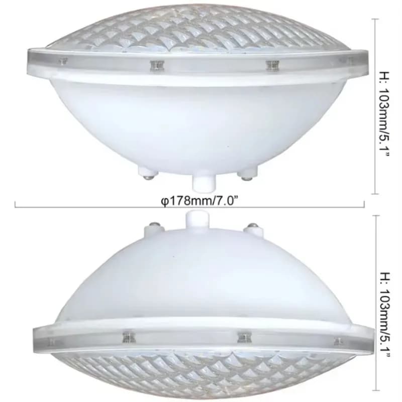 Swimming Pool Light Remote Control Wall Mounted Pool Light Underwater Illuminate Decoration Warm White Daylight