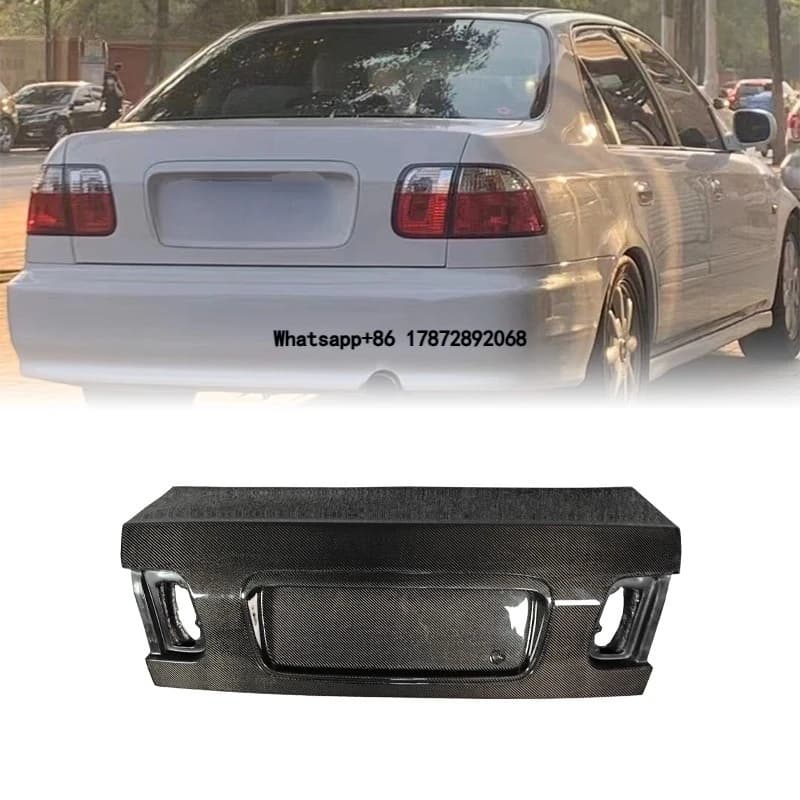 For 1995-2000 Ferio EK3 Original Style Trunk Lid Lightweight High-quality Carbon Fibre Boot Lid