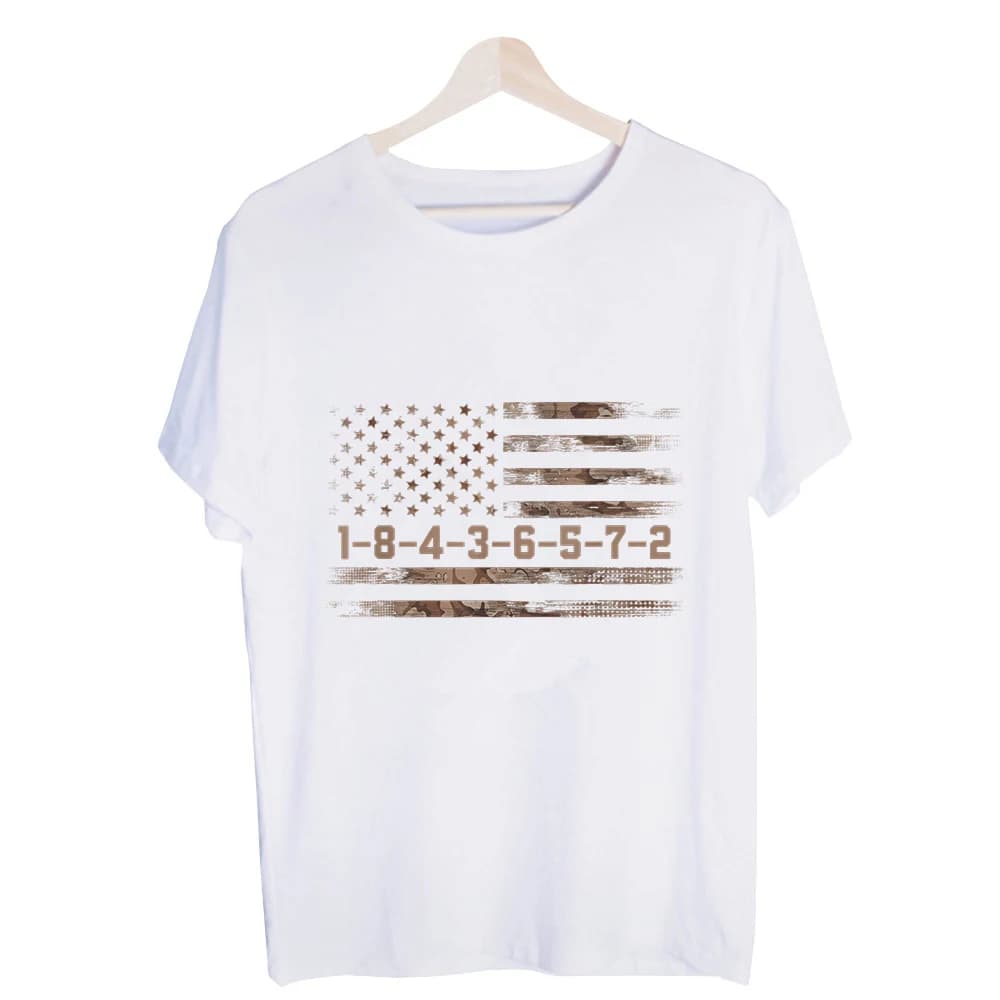 Men's American Flag Camouflage Pattern Graphic Tee, Short Sleeve Crew Neck T-Shirt for Casual Daily Wear and Outdoor Outfits