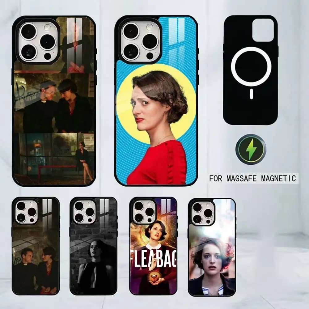 TV F-Fleabag-ES S-Show Phone Case For iPhone17,16,15,14,13,12,11 Plus,Pro Magnetic with Magsafe Wireless Charging
