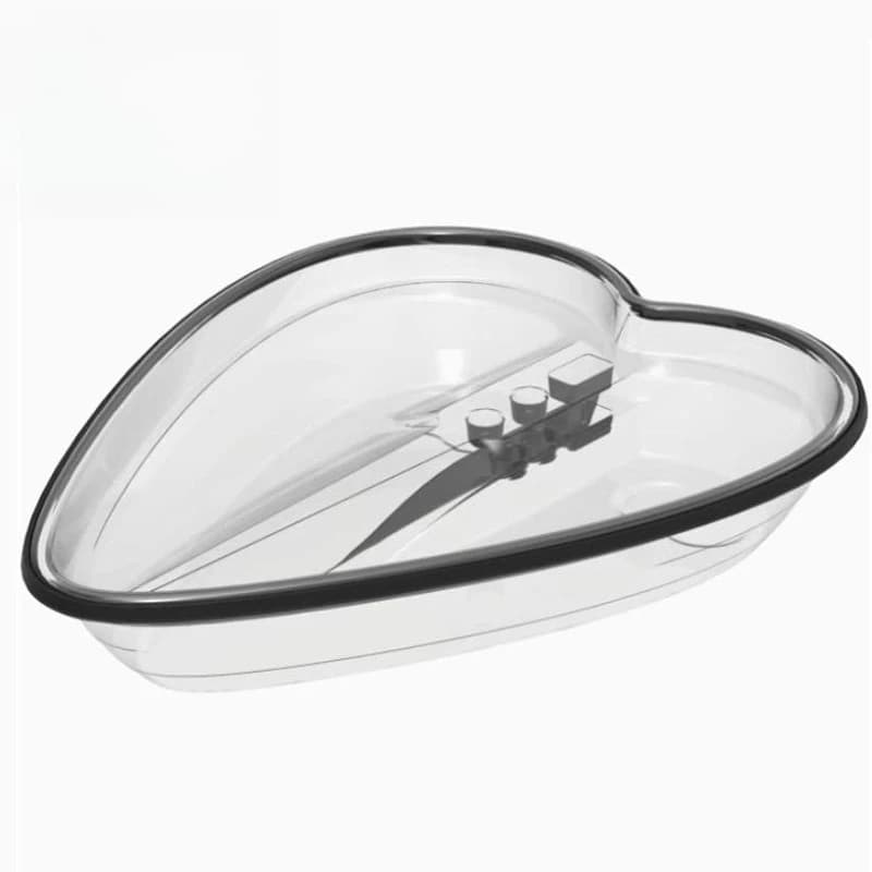 Transparent heart sightseeing inflatable boat rubber boat canoe crystal glass canoe outdoor sports