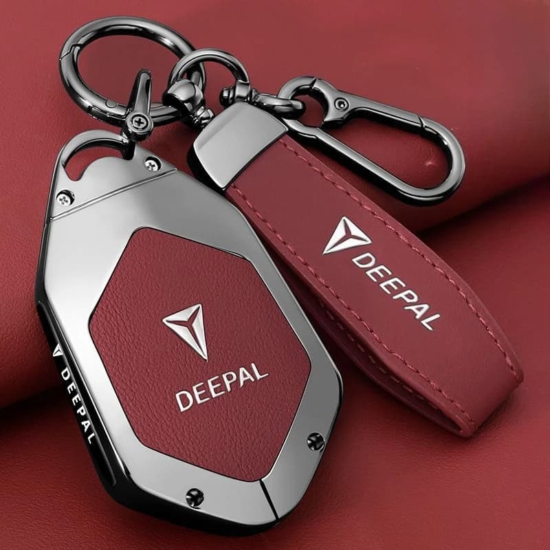 Premium Zinc Alloy Key Cover Case for Deepal S7/G318/SL03 - Protective Key Fob Shell Keychain