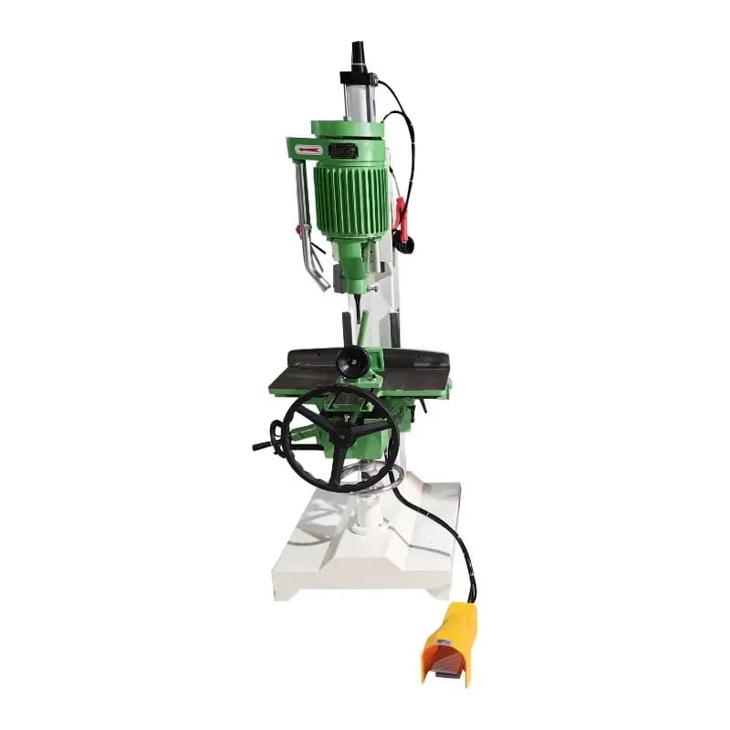 Vertical rectangular tenon drilling machine manual woodworking square chisel mortise woodworking machine