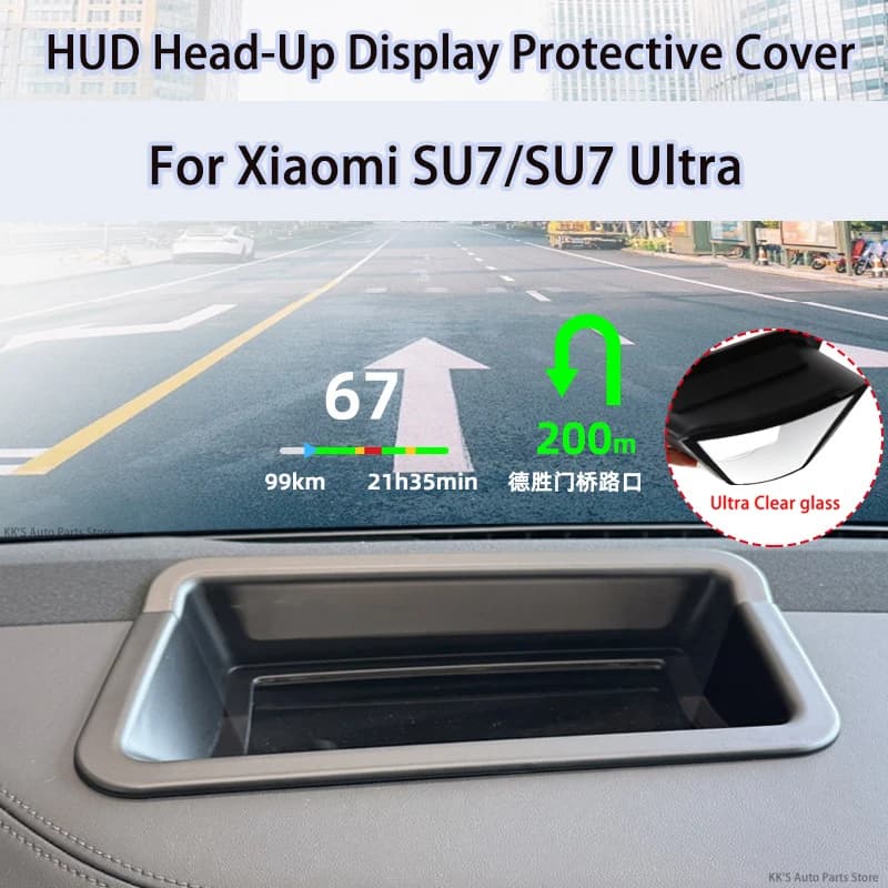 HUD Head-Up Display Screen Protector Cover Dashboard Dust Shield for Xiaomi SU7 SU7 Ultra, Auto Interior Accessories