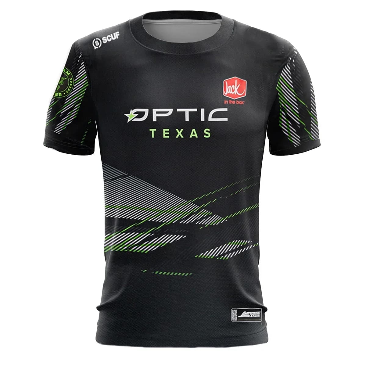 Texas Black Team Uniform Custom Men Summer Short Sleeve T-shirt For Male Esport Wear Fans Tops