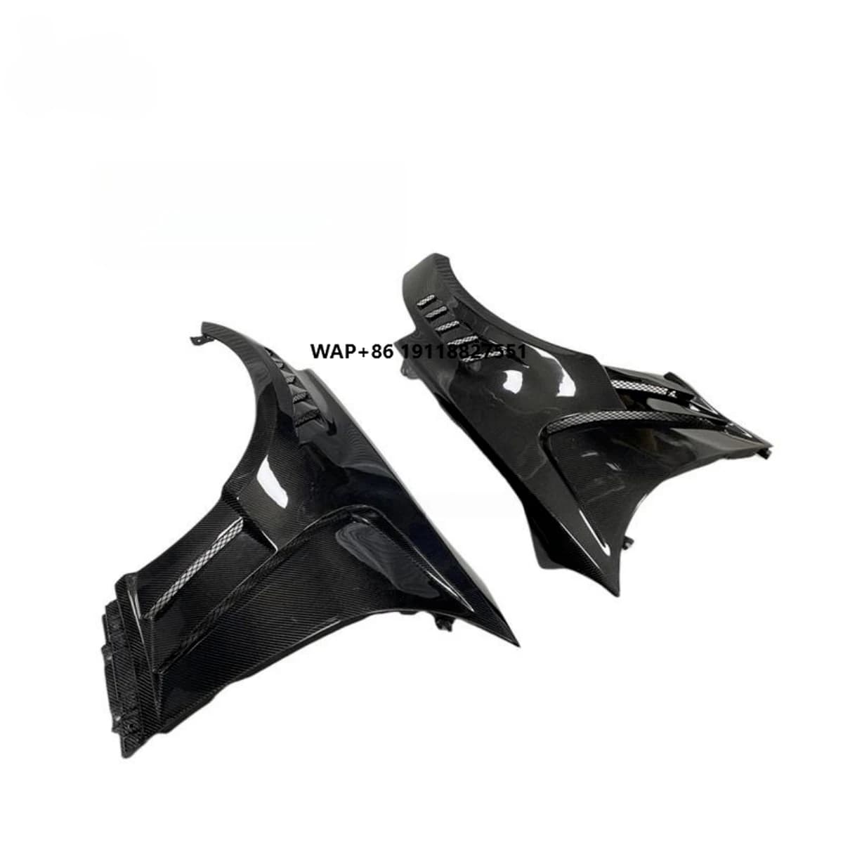 Carbon Fiber Mudguard for 350z Z33; 350z Upgrade Perforated Front Mudguard High Quality Body
