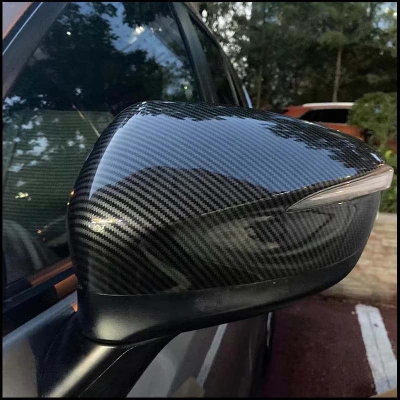 For Mazda CX-5 CX5 Rearview Mirror Cover Cap Trim Replacement Car Accessory for 2015 2016 Models Auto Rear View Mirror Cover Cap